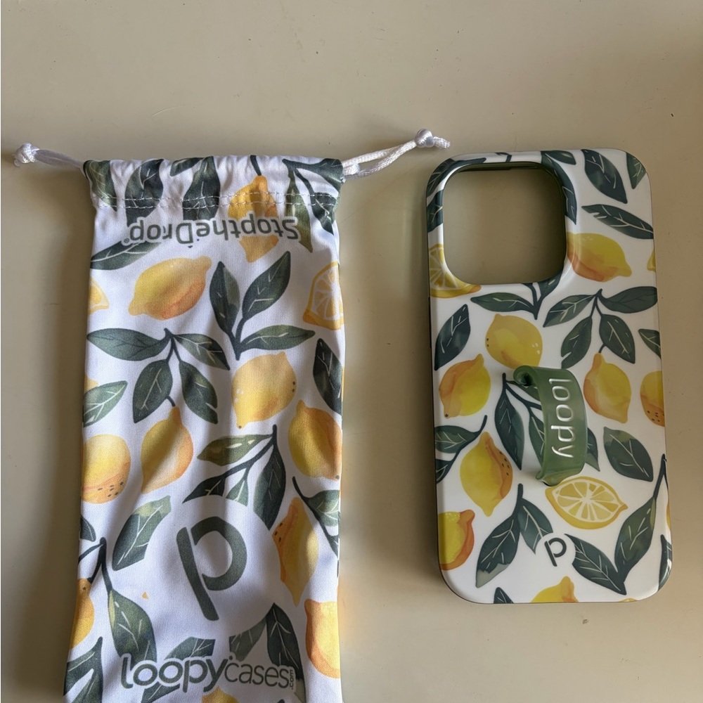 Loopy Case Lemon Pattern Phone Case